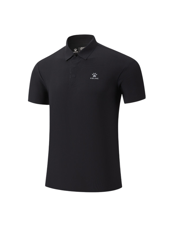 Футболка-поло KELME Long-sleeved Polo Shirt Black