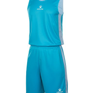 Детская баскетбольная форма KELME Children's Double-Sided Basketball Uniform Light Blue - Детская баскетбольная форма KELME Children's Double-Sided Basketball Uniform Light Blue