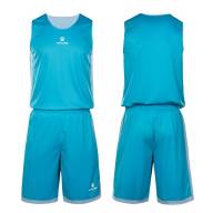 Детская баскетбольная форма KELME Children's Double-Sided Basketball Uniform Light Blue - Детская баскетбольная форма KELME Children's Double-Sided Basketball Uniform Light Blue