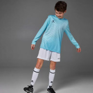 Детская футбольная форма KELME Long-Sleeved Football Suit (Light Blue/White) - Детская футбольная форма KELME Long-Sleeved Football Suit (Light Blue/White)