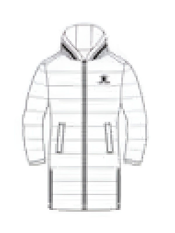 Детский пуховик KELME Girl's Mid-Length Down Jacket White
