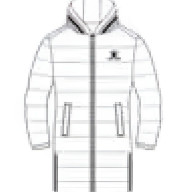 Детский пуховик KELME Girl's Mid-Length Down Jacket White - Детский пуховик KELME Girl's Mid-Length Down Jacket White
