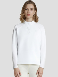 Лонгслив KELME Half-open Long-sleeved T-shirt White
