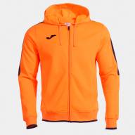 CHAQUETA CON CAPUCHA OLIMPIADA NARANJA NEGRO - CHAQUETA CON CAPUCHA OLIMPIADA NARANJA NEGRO