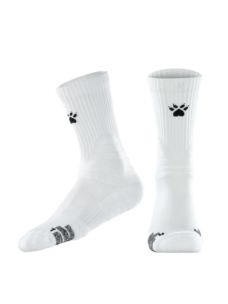 Носки KELME Thigh-high Athletic Socks (White/Black)