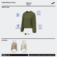 SUDADERA CON CAPUCHA MIMETIC MARRÓN - SUDADERA CON CAPUCHA MIMETIC MARRÓN