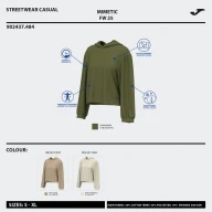 SUDADERA CON CAPUCHA MIMETIC MARRÓN - SUDADERA CON CAPUCHA MIMETIC MARRÓN