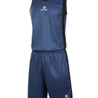 Детская баскетбольная форма KELME Children's Double-Sided Basketball Uniform Dark Blue - Детская баскетбольная форма KELME Children's Double-Sided Basketball Uniform Dark Blue