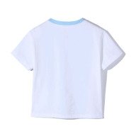 Детская футболка KELME Girls Short Sleeve T-Shirt (White/Light Blue) - Детская футболка KELME Girls Short Sleeve T-Shirt (White/Light Blue)
