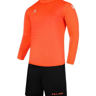 Детская футбольная форма KELME Long-Sleeved Football Suit (Orange/Black) - Детская футбольная форма KELME Long-Sleeved Football Suit (Orange/Black)