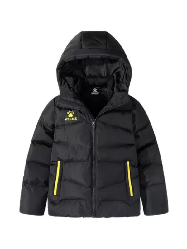 Пуховик KELME Children's Short Jacket (Black/Yellow)