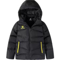 Пуховик KELME Children's Short Jacket (Black/Yellow) - Пуховик KELME Children's Short Jacket (Black/Yellow)