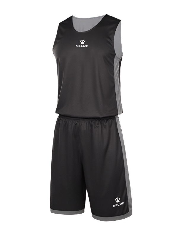 Детская баскетбольная форма KELME Children's Double-Sided Basketball Uniform Dark Grey