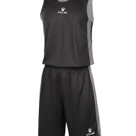 Детская баскетбольная форма KELME Children's Double-Sided Basketball Uniform Dark Grey - Детская баскетбольная форма KELME Children's Double-Sided Basketball Uniform Dark Grey