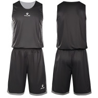 Детская баскетбольная форма KELME Children's Double-Sided Basketball Uniform Dark Grey - Детская баскетбольная форма KELME Children's Double-Sided Basketball Uniform Dark Grey