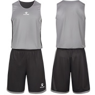 Детская баскетбольная форма KELME Children's Double-Sided Basketball Uniform Dark Grey - Детская баскетбольная форма KELME Children's Double-Sided Basketball Uniform Dark Grey