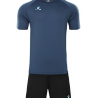 Футбольная форма KELME Short-Sleeved Football Suit (Dark Blue/Black) - Футбольная форма KELME Short-Sleeved Football Suit (Dark Blue/Black)