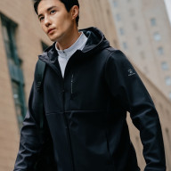 Демисезонная куртка KELME Hooded Fleece-lined Knit Cardigan Black - Демисезонная куртка KELME Hooded Fleece-lined Knit Cardigan Black