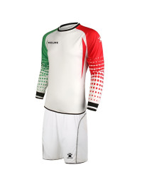 Детская вратарская форма KELME Goalkeeper Long Sleeve Suit (White/Red)
