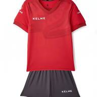 Детская футбольная форма KELME Short Sleeve Football Set Kids (Red/Dark Grey) - Детская футбольная форма KELME Short Sleeve Football Set Kids (Red/Dark Grey)