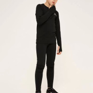 Детское термобелье (верх) утепленное KELME Tech Fit Long Sleeve (Thick) Kids Black - Детское термобелье (верх) утепленное KELME Tech Fit Long Sleeve (Thick) Kids Black