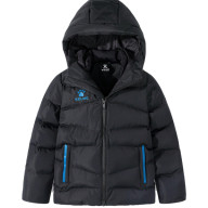 Пуховик KELME Children's Short Jacket (Black/Light Blue) - Пуховик KELME Children's Short Jacket (Black/Light Blue)