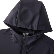 Демисезонная куртка KELME Hooded Fleece-lined Knit Cardigan Dark Blue - Демисезонная куртка KELME Hooded Fleece-lined Knit Cardigan Dark Blue