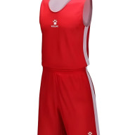 Детская баскетбольная форма KELME Children's Double-Sided Basketball Uniform Red - Детская баскетбольная форма KELME Children's Double-Sided Basketball Uniform Red
