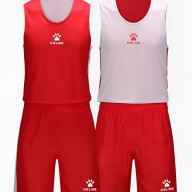 Детская баскетбольная форма KELME Children's Double-Sided Basketball Uniform Red - Детская баскетбольная форма KELME Children's Double-Sided Basketball Uniform Red