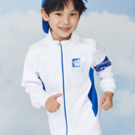 Детская олимпийка KELME Knitted Coat White - Детская олимпийка KELME Knitted Coat White