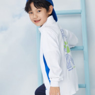 Детская олимпийка KELME Knitted Coat White - Детская олимпийка KELME Knitted Coat White