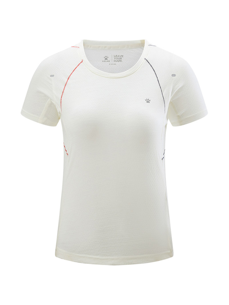 Футболка KELME Crew Neck Short-sleeved T-shirt Beige