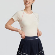 Футболка KELME Crew Neck Short-sleeved T-shirt Beige - Футболка KELME Crew Neck Short-sleeved T-shirt Beige