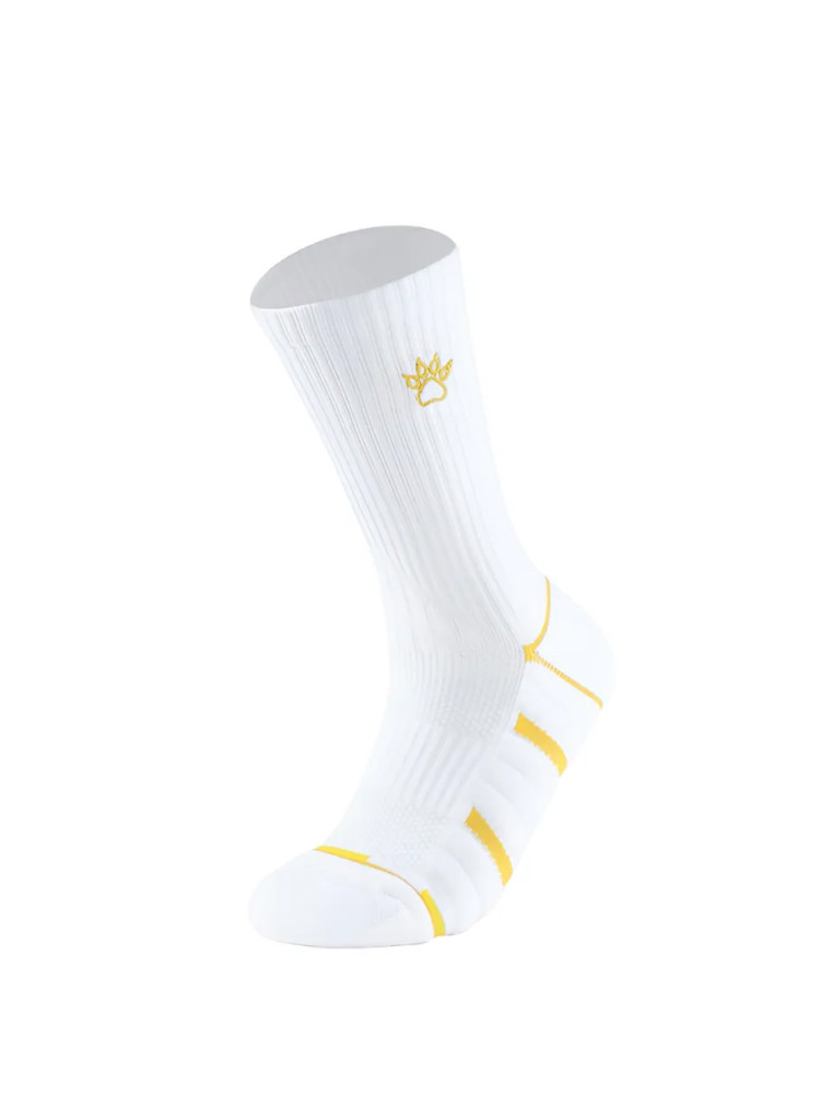 Носки KELME Thigh-high Athletic Socks White/Yellow