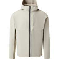 Демисезонная куртка KELME Hooded Fleece-lined Knit Cardigan Beige - Демисезонная куртка KELME Hooded Fleece-lined Knit Cardigan Beige