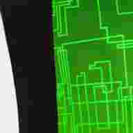 Майка на бретельках ELITE VIII Черный-зеленый - Майка на бретельках ELITE VIII Черный-зеленый