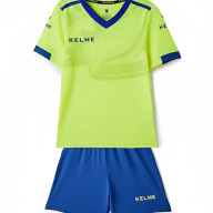 Детская футбольная форма KELME Short Sleeve Football Set Kids (Citric/Blue) - Детская футбольная форма KELME Short Sleeve Football Set Kids (Citric/Blue)