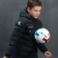 Детский пуховик KELME Middle-Long Down Jacket Kids Black - Детский пуховик KELME Middle-Long Down Jacket Kids Black