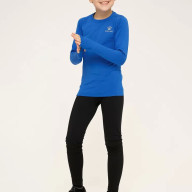 Детское термобелье (верх) утепленное KELME Tech Fit Long Sleeve (Thick) Kids Blue - Детское термобелье (верх) утепленное KELME Tech Fit Long Sleeve (Thick) Kids Blue
