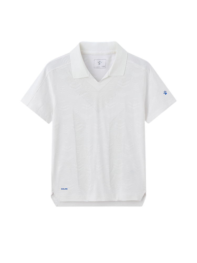 Детская футболка KELME Short-sleeved Polo Shirt White