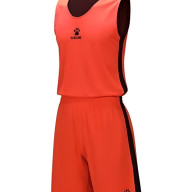 Детская баскетбольная форма KELME Children's Double-Sided Basketball Uniform Orange - Детская баскетбольная форма KELME Children's Double-Sided Basketball Uniform Orange