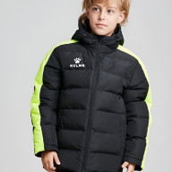 Детский пуховик KELME Padding Jacket (Kids) (Black/Light Green) - Детский пуховик KELME Padding Jacket (Kids) (Black/Light Green)