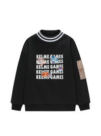 Детский свитшот KELME Crew Neck Sweater Black
