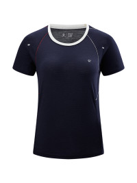 Футболка KELME Crew Neck Short-sleeved T-shirt Dark Blue