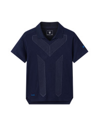 Детская футболка KELME Short-sleeved Polo Shirt Dark Blue