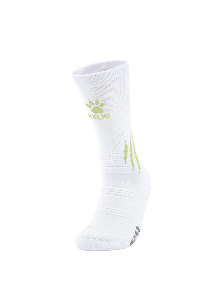 Носки KELME Mid-calf Athletic Socks White/Green