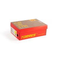 Бутсы зальные TORRES FLEX KID детские, TS134233-124-28, р.28, резина,ПУ,текстиль, чёрно-оранжевый - Бутсы зальные TORRES FLEX KID детские, TS134233-124-28, р.28, резина,ПУ,текстиль, чёрно-оранжевый