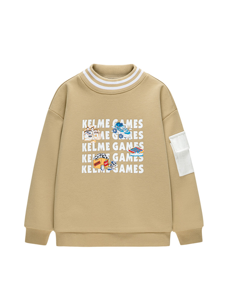 Детский свитшот KELME Crew Neck Sweater Brown