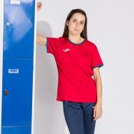 ФУТБОЛКА С КОРОТКИМ РУКАВОМ COMBI PREMIUM КРАСНЫЙ ТЁМНО-СИНИЙ - ФУТБОЛКА С КОРОТКИМ РУКАВОМ COMBI PREMIUM КРАСНЫЙ ТЁМНО-СИНИЙ