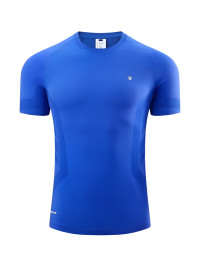 Футболка KELME Crew Neck Short-sleeved T-shirt Blue